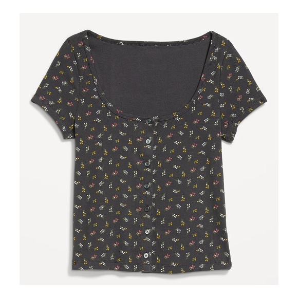 Old Navy Rib-Knit Button-Down Top - Picture 9 of 9